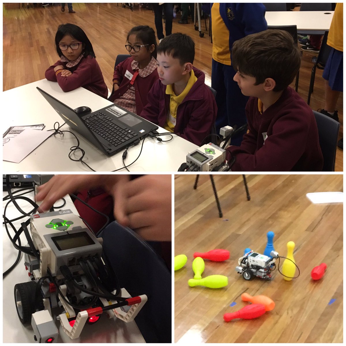 MrsFereday's tweet photo. Problem solving through coding and robotics #iShareCos #Collaboration @MarkDiamondLPS @LansvalePS https://t.co/uMheeHNZyg