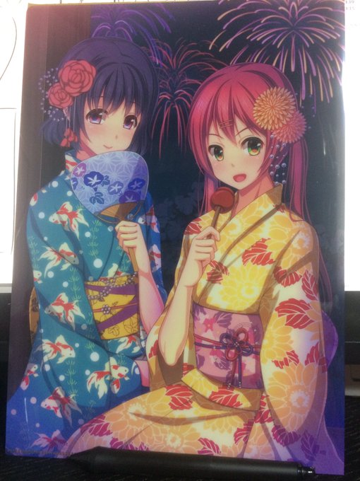 夏コミ頒布用のクリアファイル届いたよー 