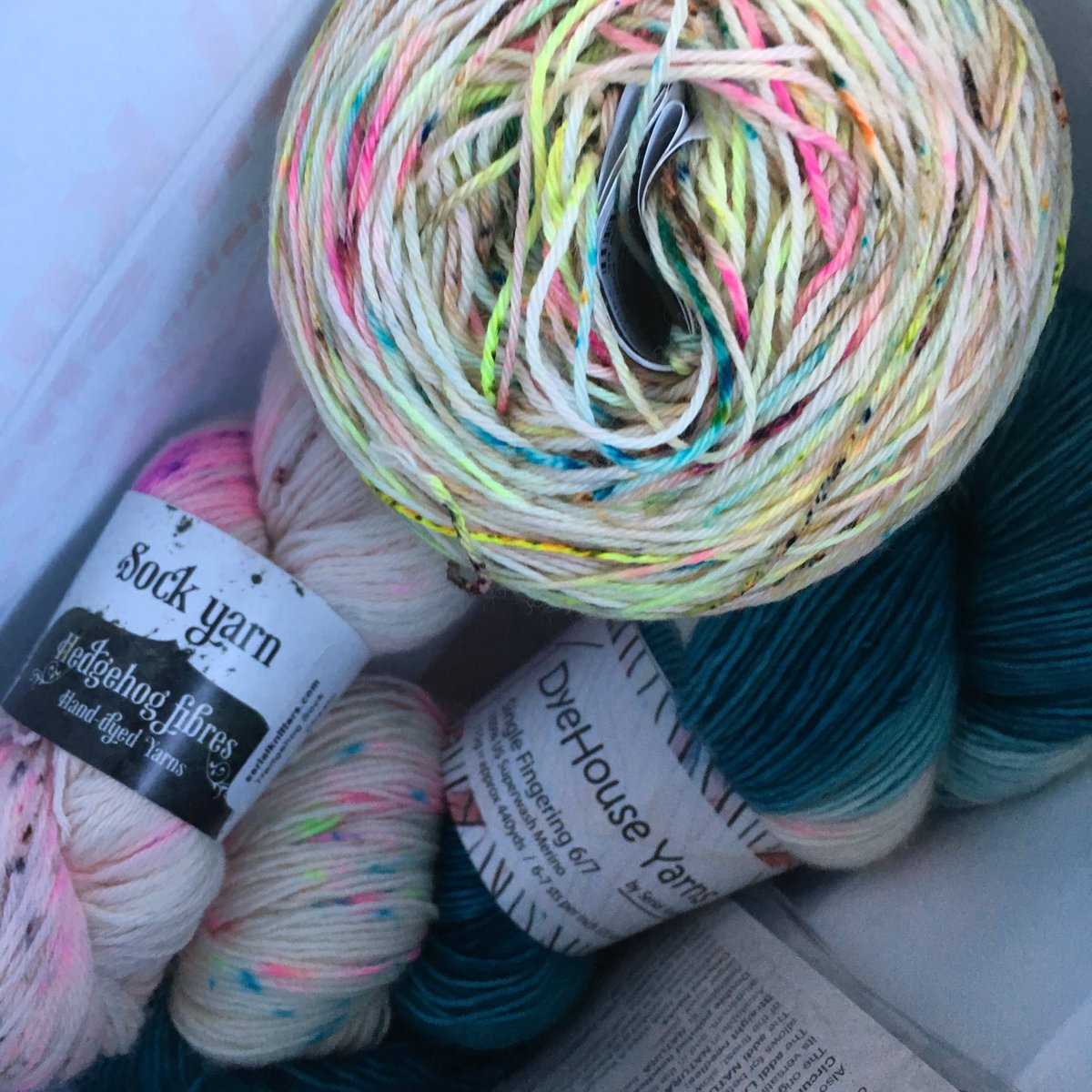 Went to a local yarn store to talk to people about hand died yarn because that's what you do when your mind is blown from all the JavaScript