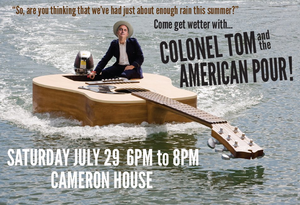 THIS WEEKEND WE RIDE, or FLOAT, AGAIN!!! 6pm, at <a href="/TheCameronHouse/">Cameron House</a>