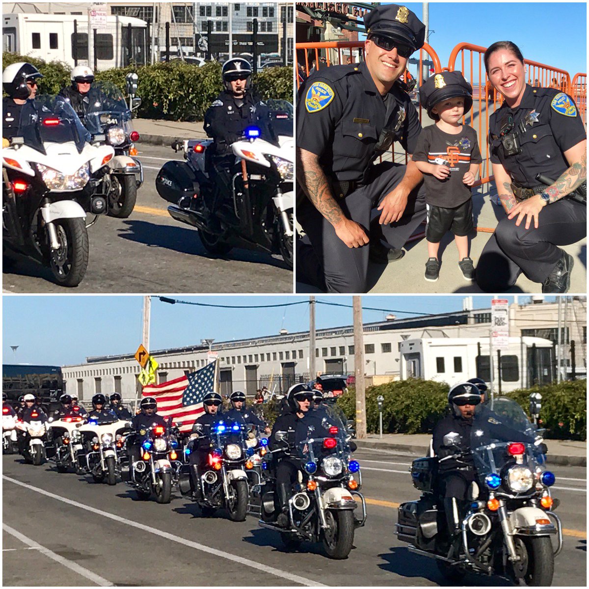 NovatoPolice's tweet photo. It's #LawEnforcementNight at #ATTPark and #novatopd is on hand!! Go, @SFGiants!! βΎοΈβΎοΈβΎοΈ #gratitude #ThinBlueLine #novatoproud https://t.co/PUJsIqoczy