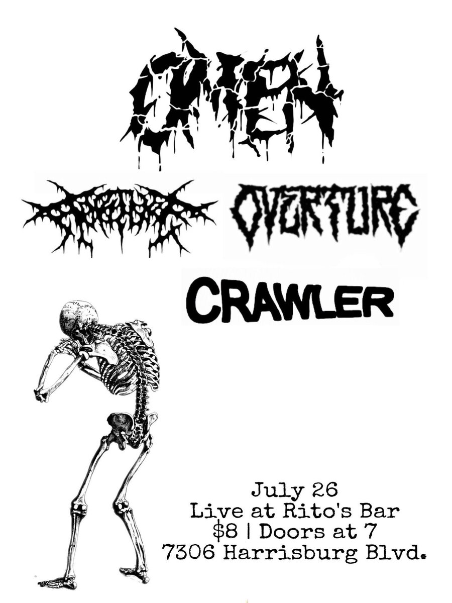 TOMORROW. We're playing a new song. Come have a good time at Rito's with our boys from OKC