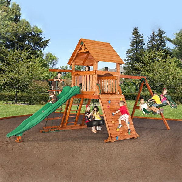 Check out our full offering of play gyms in our store or our website! Installation available!
(pictured: Crown Jewel)