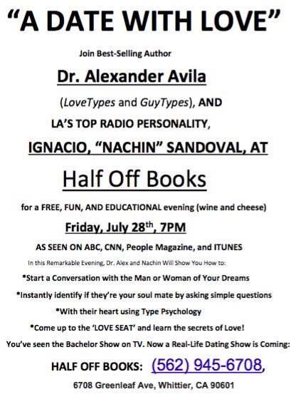 LoveTypeDoctor's tweet photo. You Can Find The Love of Your Life this FRIDAY! https://t.co/6Sk2vSmVho