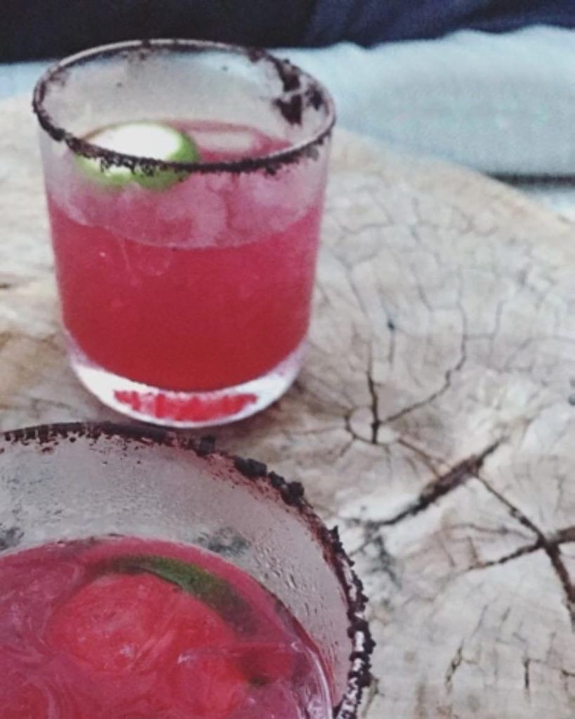 HiraethMedia's tweet photo. BALAM: white tequila, Cointreau, lemon juice, craft Jamaica syrup, frosted with a Jamaican salt rim 🐆💕🇲🇽 https://t.co/MjmeibnVxY https://t.co/49H3xUAieq