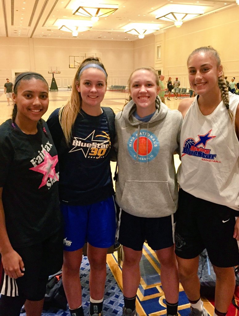 dannyriego's tweet photo. Our @usab3x3 team one day? S/O to #ILGR's @sydney_parrish w/ @azzi_35 @maddieburke23 @kyleewatsonn for @BlueStarE30 3-on-3 'ship tonight. https://t.co/WW9XopjcCT