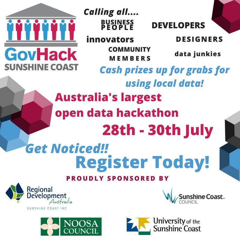 sparkbureau's tweet photo. GovHack kicks off this Friday at SPARK BUREAU! #govhack2017 #govhacksc #sunshinecoastcouncil #noosacouncil #rdasunshinecoast https://t.co/RMFYailO76