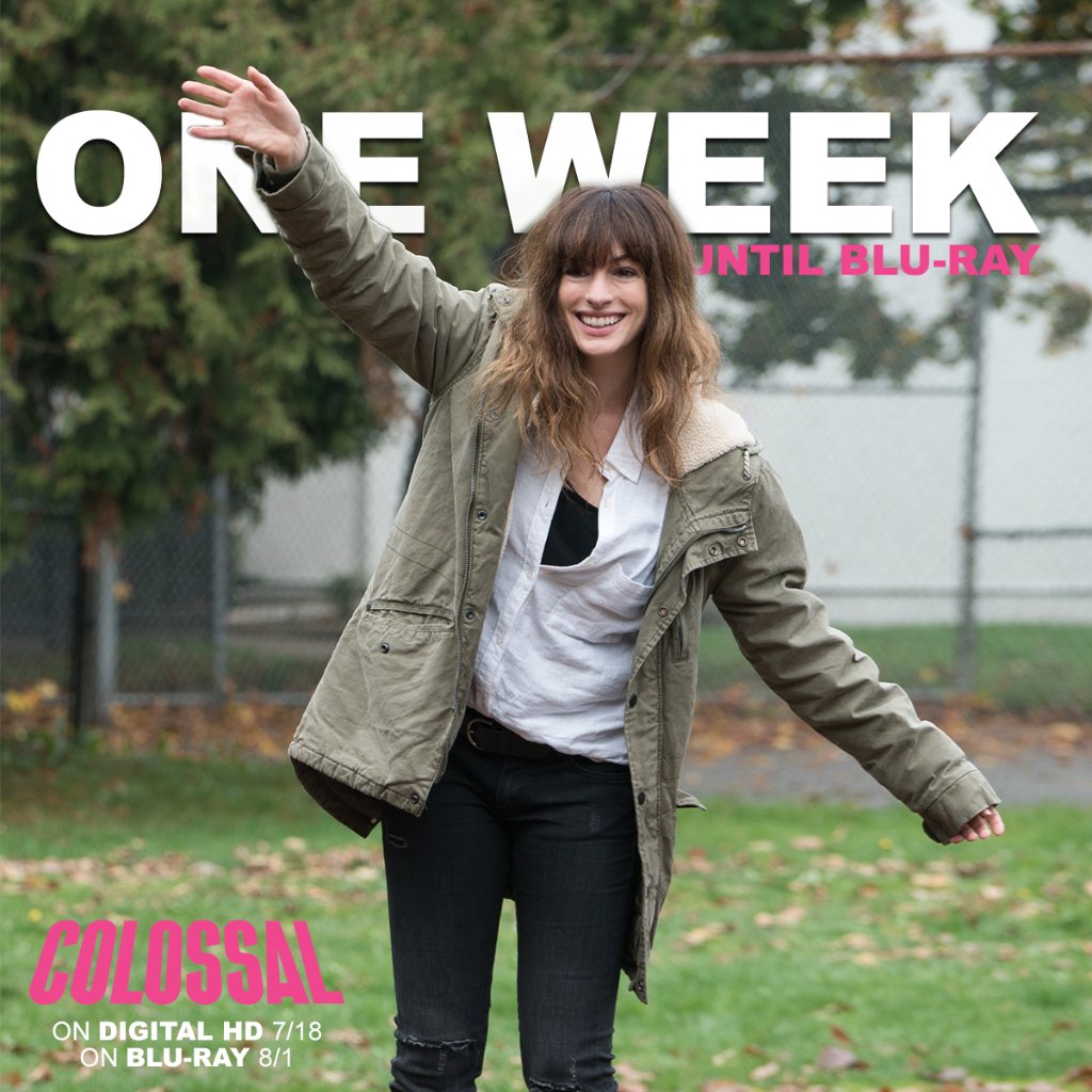SheIsCOLOSSAL's tweet photo. The wait is almost over #SheIsColossal

https://t.co/2bdjUgs5ah
On Blu-ray next Tuesday https://t.co/P0zKbag6hW
