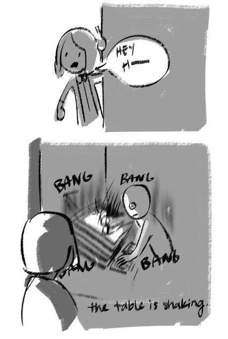 intense drawing 