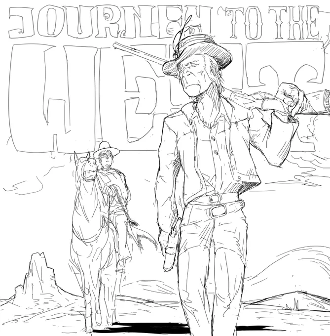 Journey To The West set in the wild west. 
