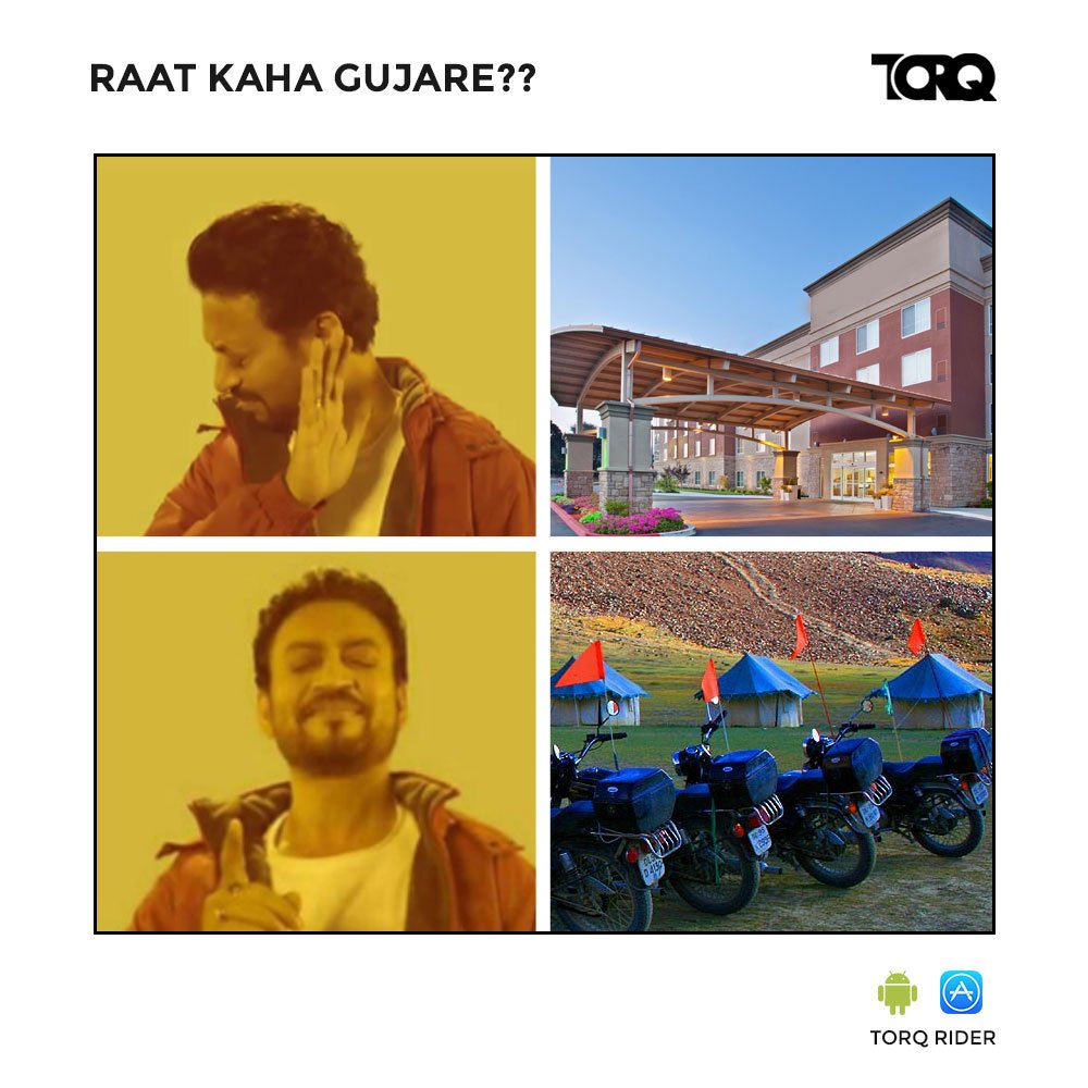torqriders's tweet photo. Preferred Stay.!
For more exiting biking tales,Download the #TORQRiderApp (iOS/Android) at https://t.co/FqPB5P5uVC #motorcycling #motorcycle https://t.co/wxsFEZF6m3