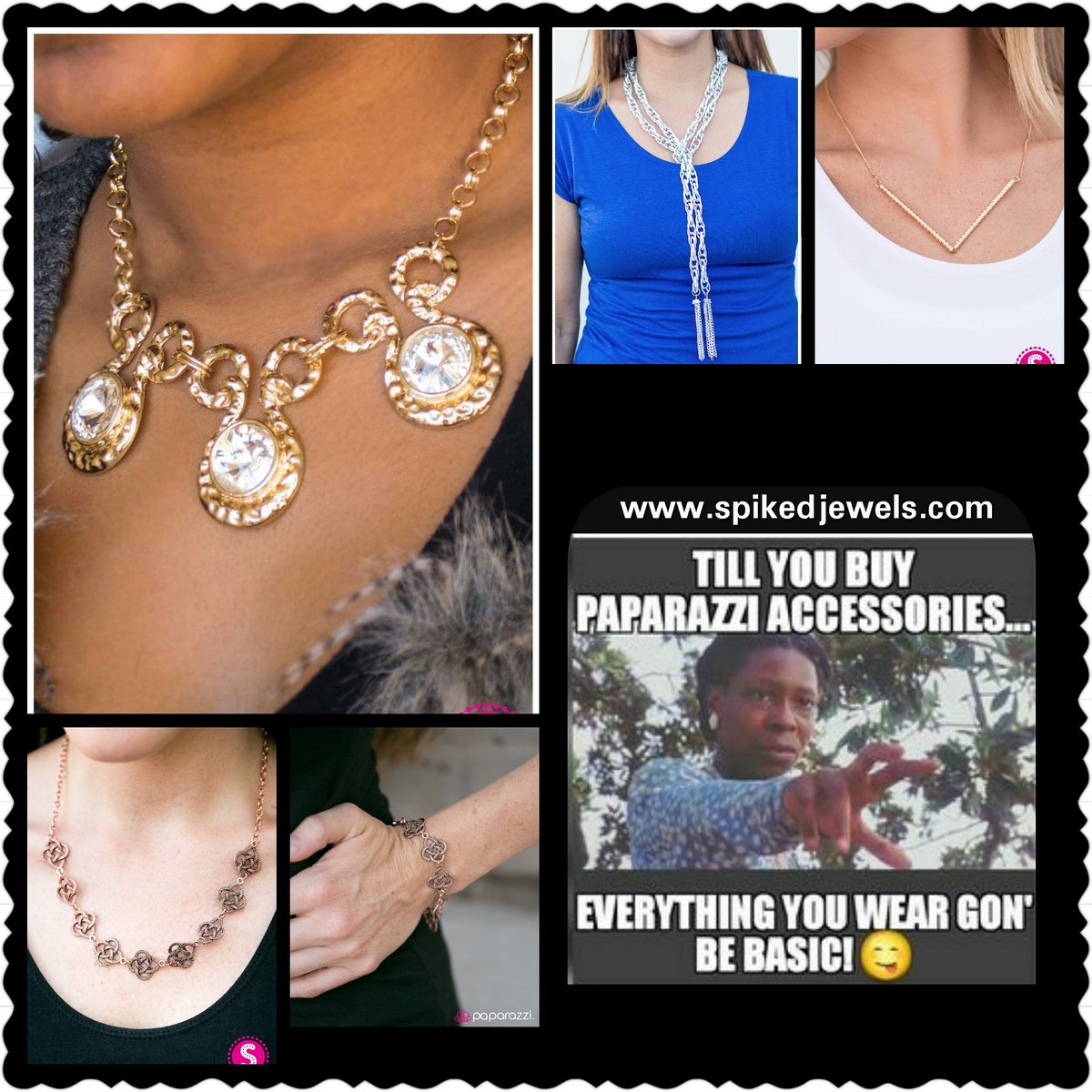 chataspikes's tweet photo. I got what you need to make your👗👚pop = $5 Jewelry. 👀like a million 💵💵💵 without going broke. Host a party Get Free💍 https://t.co/HgxgyNlApp https://t.co/Qil3QgSFNq