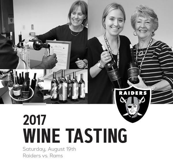 Beyond excited to be a part of their Wine Tasting again this year. Lets Go Raiders!!