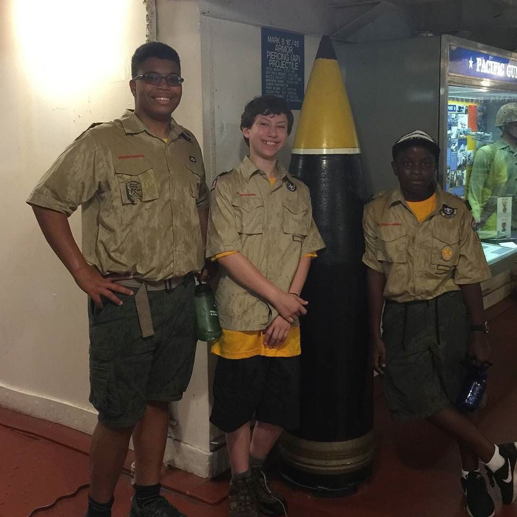 jlholahan's tweet photo. Alabama big projectile - 16 in, 2700 lb. Range = 21 miles. #493TROOPTREK https://t.co/VbevNhMY8u https://t.co/IZ2SLy0QUd