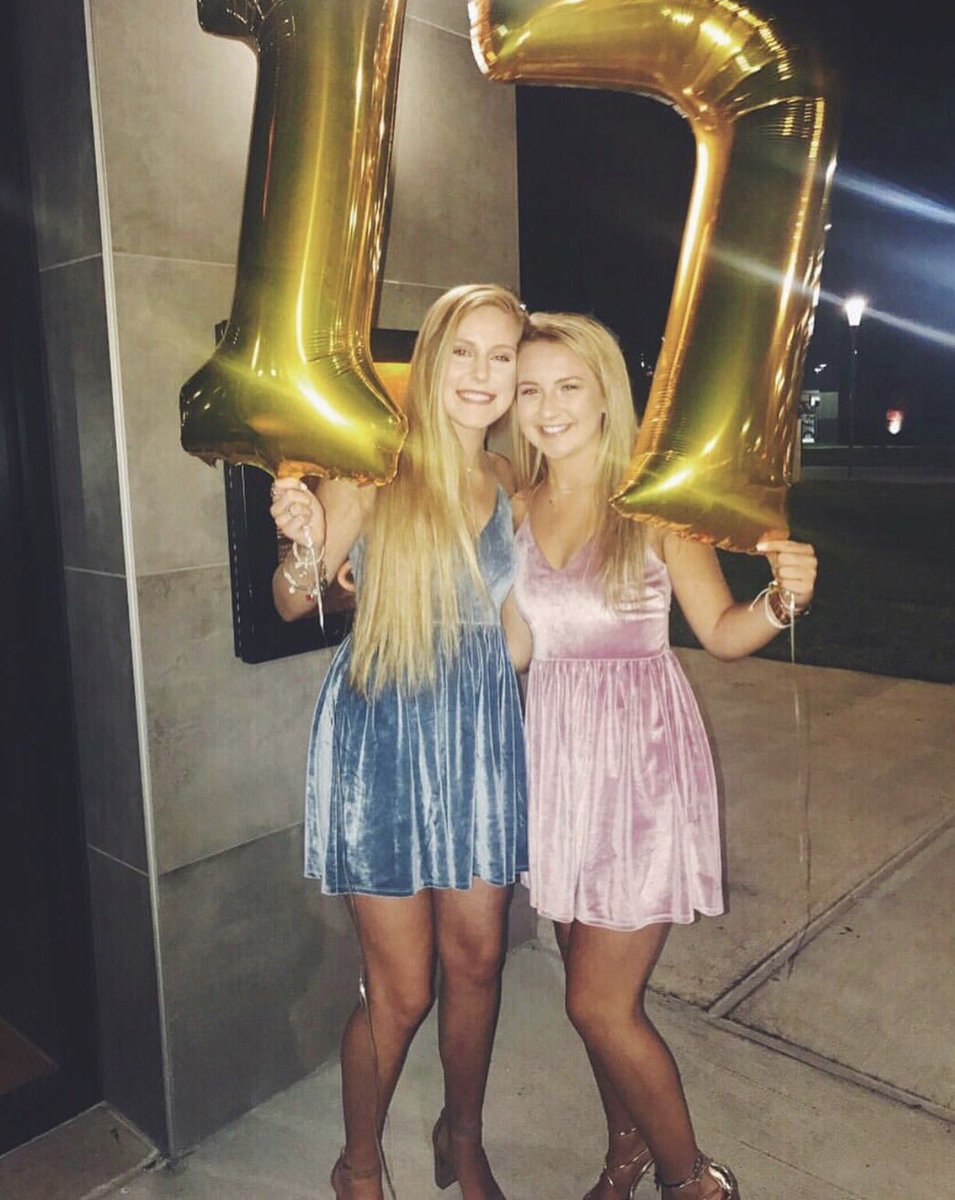 TinaGrahamSmith's tweet photo. These 2 share everything! Even bdays (almost)! July 2000 was a special time! Happy 17th Abbey &amp; Kenzie! 🎉❤️🎂#ComboBirthdayDinner #5DaysApart https://t.co/ts1LWWrS9F