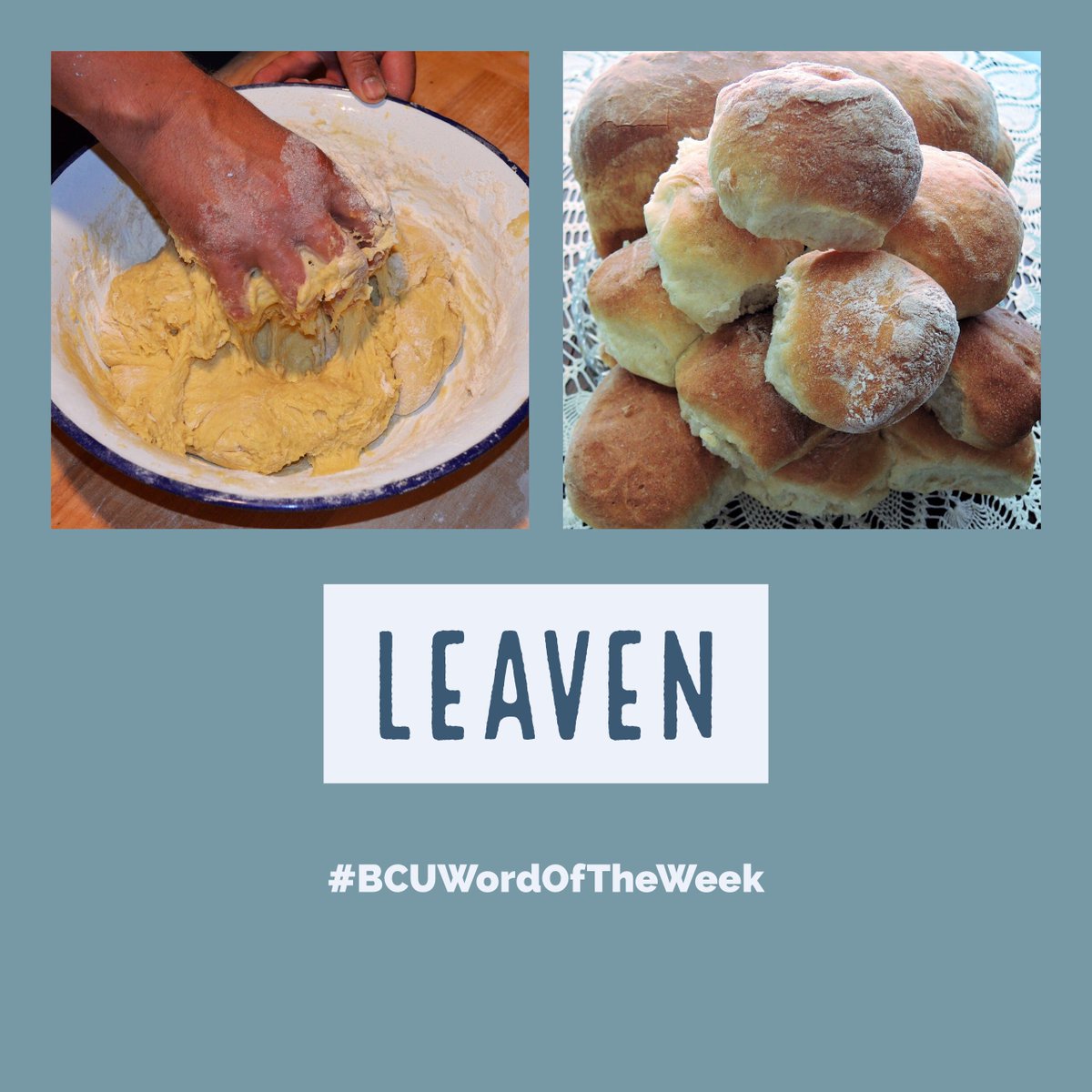 BlenCouragesU's tweet photo. Leaven makes things taste good! But is it really that dangerous? #ClickAndSee!
#BCUWordOfTheWeek
https://t.co/lV45seCqb2 https://t.co/TtmCf6zQxk