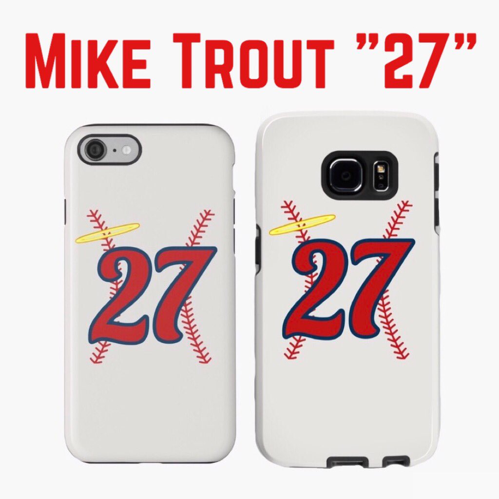 CaseDesigns123's tweet image. Our new Mike Trout baseball phone cases! Hit the link in the bio to get yours! DM us with any ideas of your own #CaseDesigns #LAA #Angels