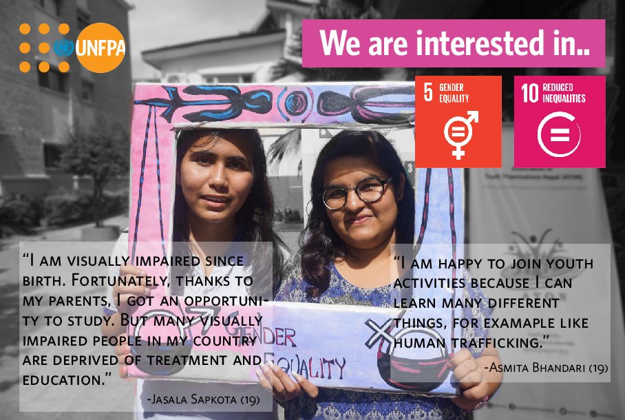 UNFPANepal's tweet photo. Young people hold the key to our shared future. The investments we make in #youth today will help build #Nepal of tomorrow. #YouthNow https://t.co/N532h2XjYr