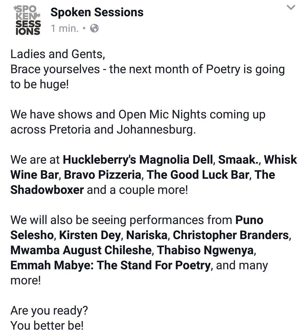 SpokenSessions tweet picture