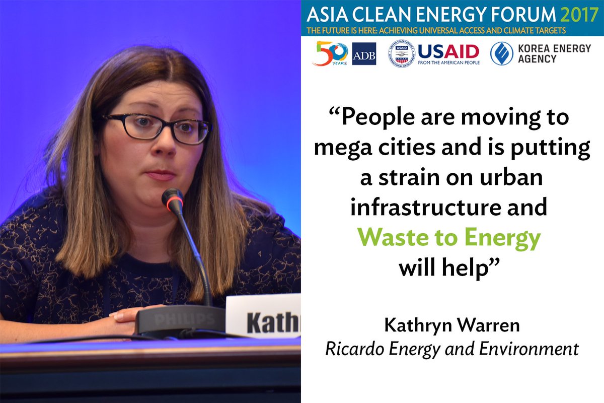 ACEF_Forum's tweet photo. Waste energy matters! Kathryn Warren - Ricardo Energy and Environment #ACEF2017 https://t.co/S3HVMBMiZx
