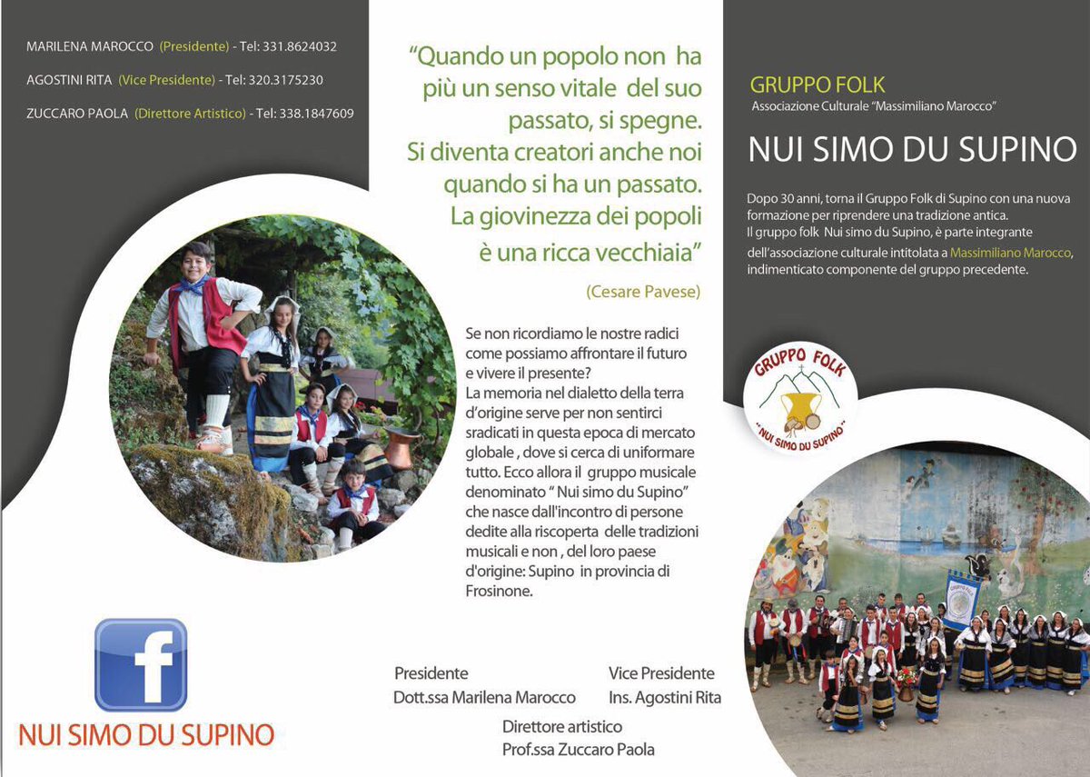 12 agosto, Passeggiata Enogastronomica "Magnata agliu Palazzu" con "Nui simo du Supino", gruppo #folk Ciociaro
#EstateConNoi #Gerano