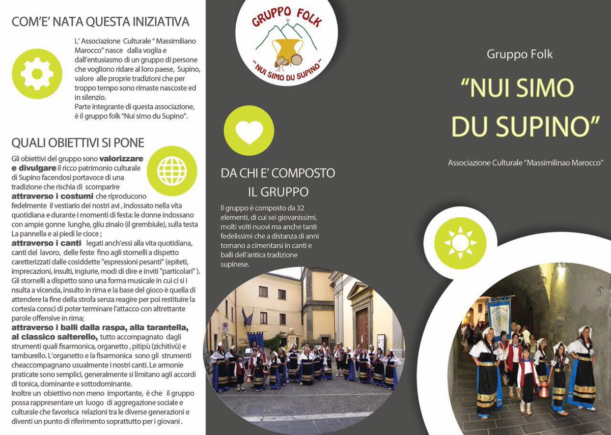 EventiGerano's tweet photo. 12 agosto, Passeggiata Enogastronomica "Magnata agliu Palazzu" con "Nui simo du Supino", gruppo #folk Ciociaro
#EstateConNoi #Gerano https://t.co/uGfRQ6mgkw