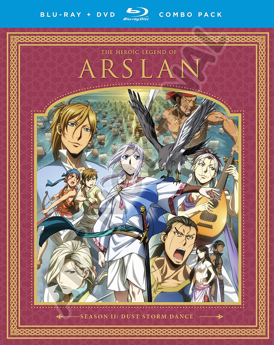 ANIPOPCLUBSHOP's tweet photo. The Heroic Legend of Arslan: Dust Storm Dance Season Two (Blu-ray/DVD Combo) PRE ORDER @ https://t.co/guTLRKRaJ0 #arslan #Funimation #anime https://t.co/YDOmVinSfU