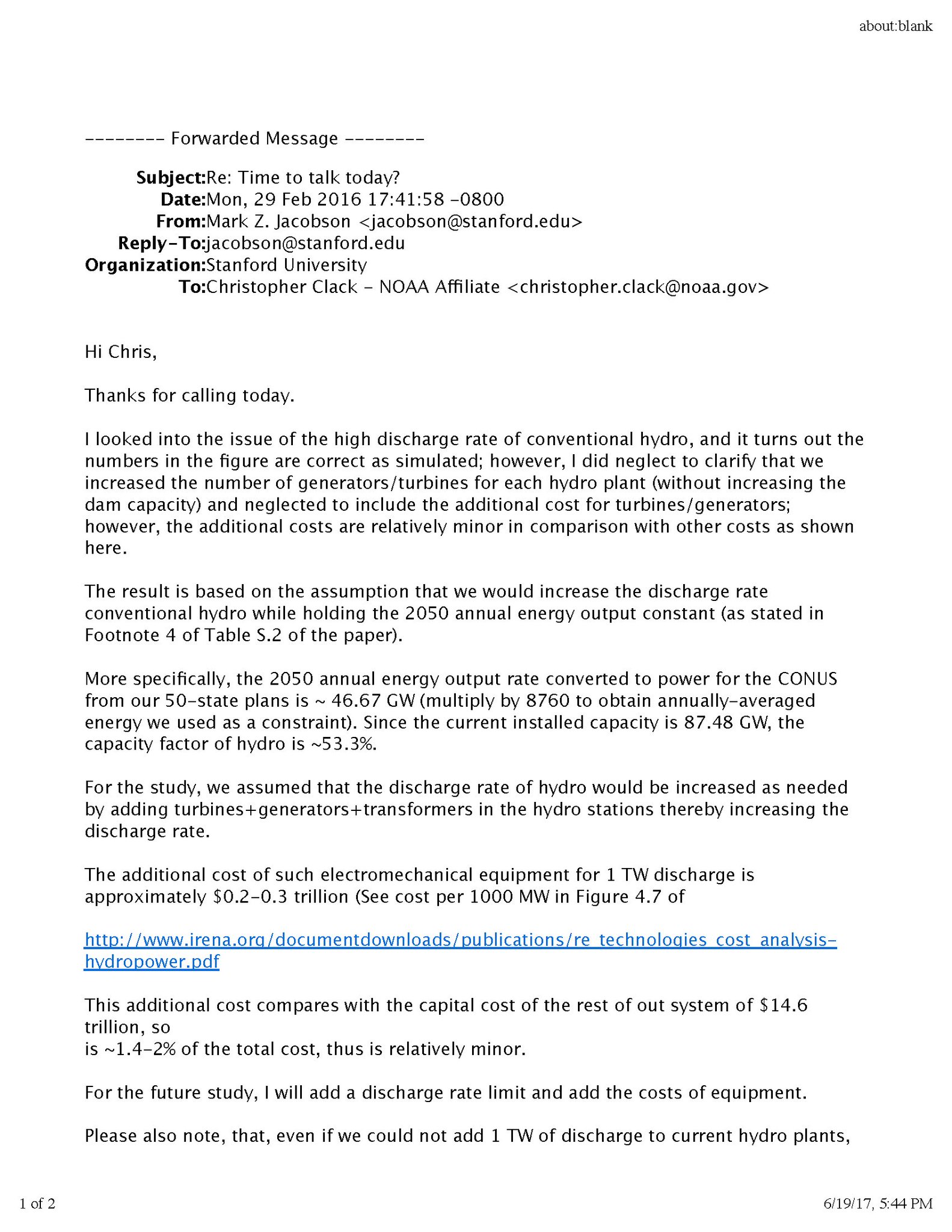 Mark Z Jacobson On Twitter Clack Knew Exactly Our Assumption By