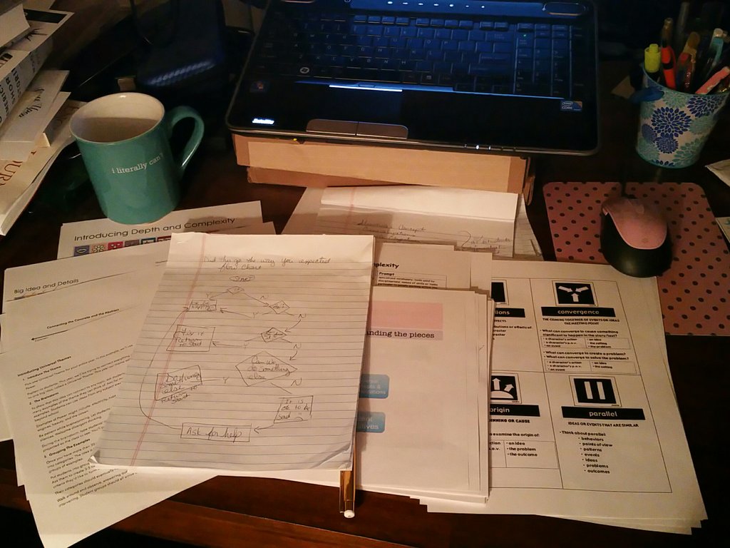 vesely_kristenn's tweet photo. Prepping for GT Update on Friday! Wish it was earlier in the day but... #lastminutetweaks #favoritestuff https://t.co/U7z7mJp32Q