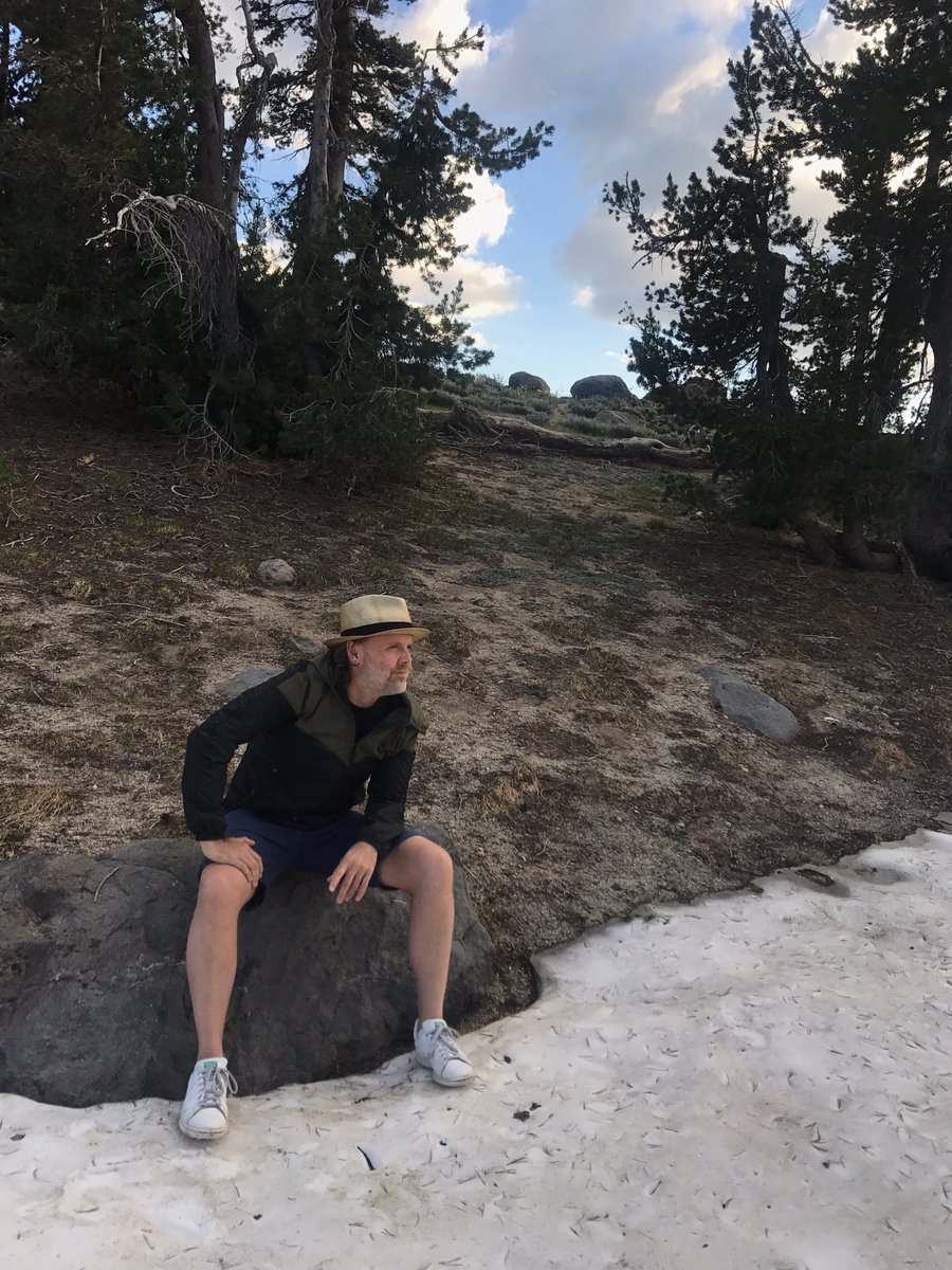 Tahoe snow in July 😳 #RangerLars
