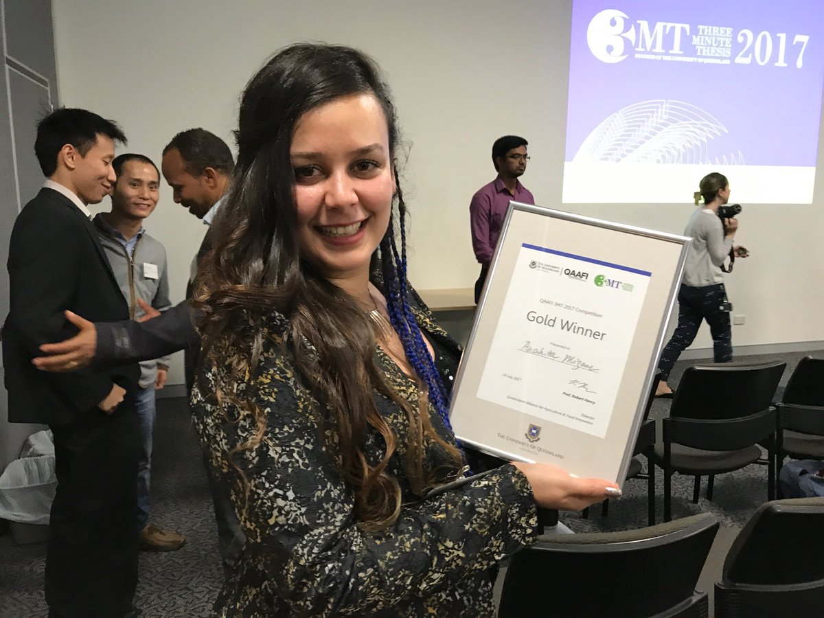hortprincess's tweet photo. I made the first step of the 3MT talk at QAAFI.  Wish me luck for the next step of competition at UQ level! https://t.co/ftYo37C9LA