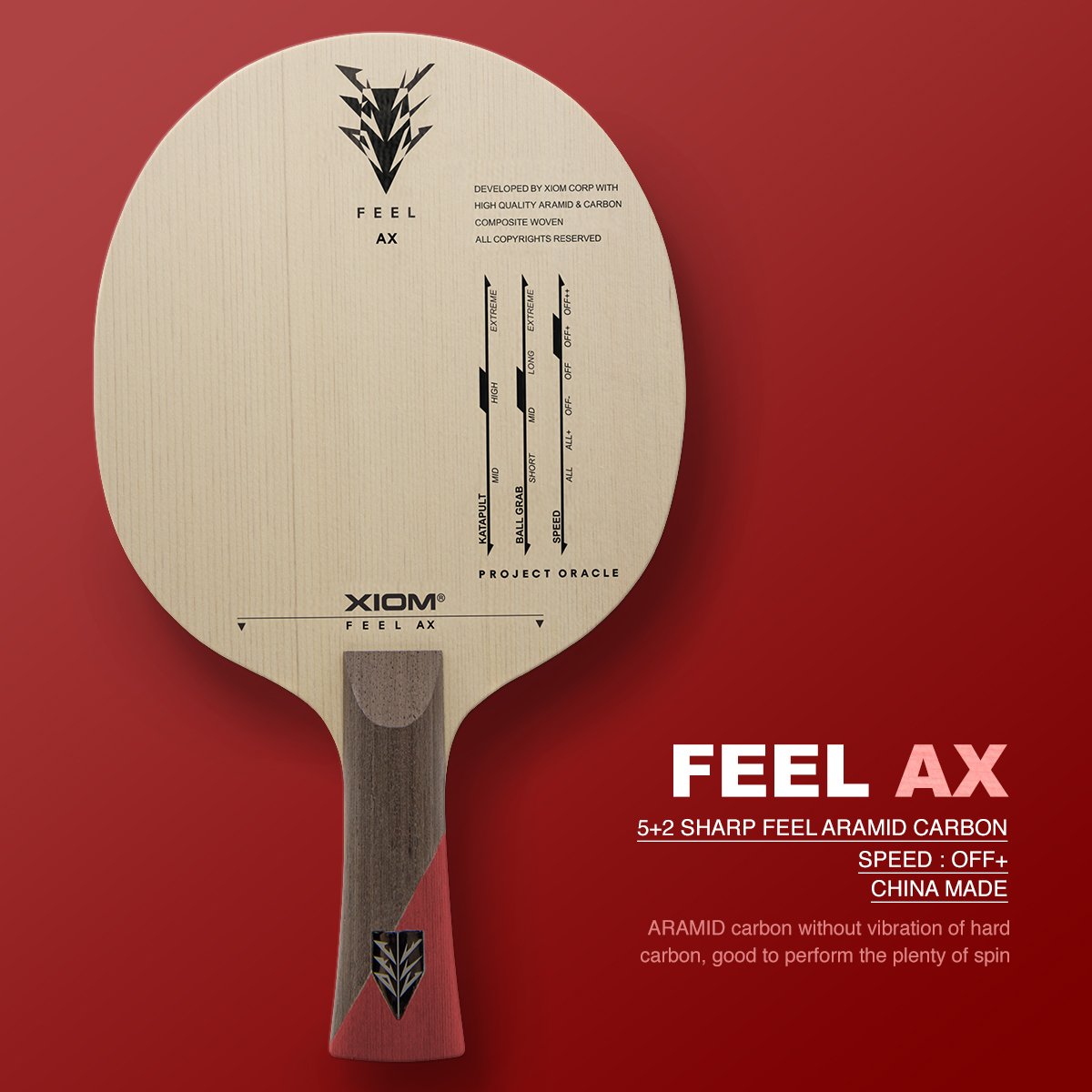 xiomtabletennis's tweet photo. 2017 XIOM's highest expected product FEEL SERIES BLADE is soon to release.
#XIOM #FEEL #FEELSERIES #FEELBLADE #XIOMBLADE #ZEPHYLIUM #ARAMID https://t.co/jEGBgRquzv