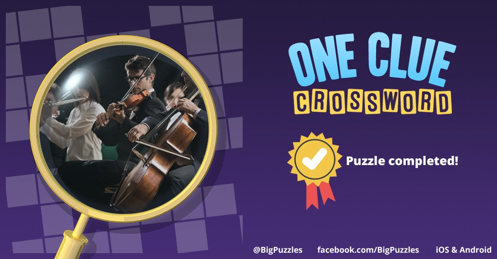 feblisafe's tweet image. I completed a puzzle in One Clue Crossword. Play now for free!
onecluecrossword.com #OneClueCrossword