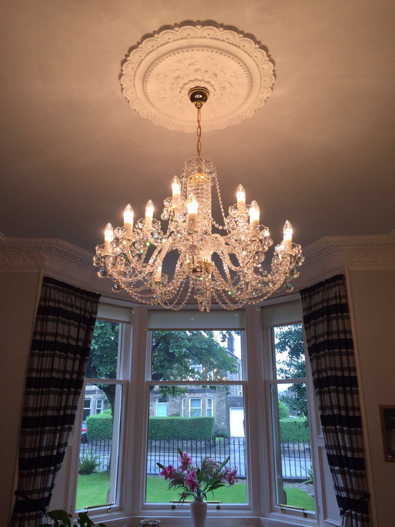 Another beautiful chandelier supplied by <a href="/llboutiq/">Luxury Lighting Boutique</a> and installed by <a href="/KGElectrical/">Keith Gunn Electrical Solutions</a> in a private residence in Edinburgh