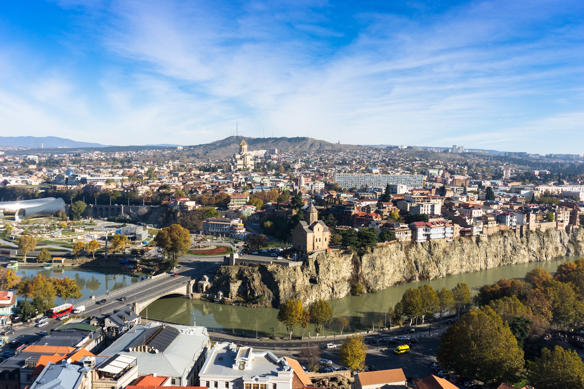 Старый Тбилиси панорама