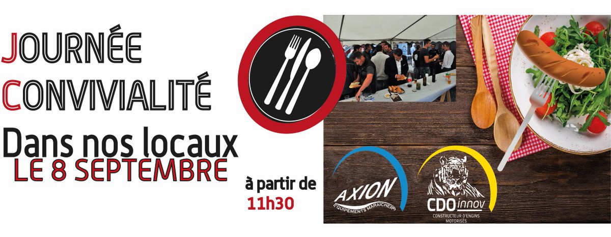 CDOInnov's tweet photo. CDO Innov &amp; Axion ont le plaisir de vous annoncer que notre journée convivialité se déroulera à la rentrée le 8 septembre! Venez nombreux! https://t.co/pPGSvgvhF7