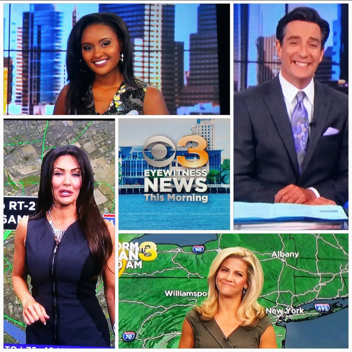 KennyBigelow's tweet photo. Happy #HUMPDAY with @RahelCBS3 😇 @jimdonovancbs3 😎 @MeishaCBS3 😇 @katiefehlinger 😇 Have a great day #CBS3Family #Loveya 💖💖💖👍👍👍😆😆😆😘😉😙 https://t.co/z9NzJJ5K5A