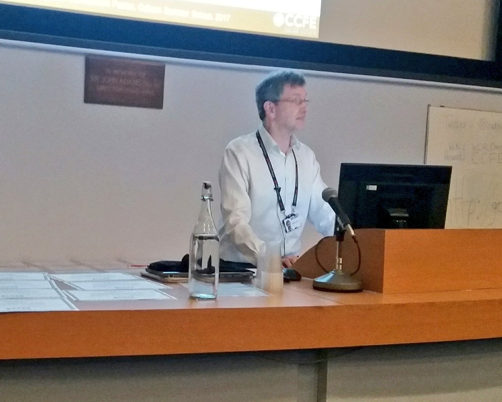 culhamsummer's tweet photo. Next up: Magnetic confinement fusion with Dr William Morris from UKAEA https://t.co/JKHDsAYwLY