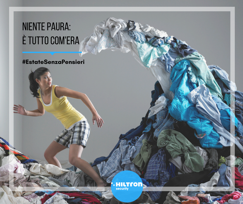 hiltronsecurity's tweet photo. Partire, ritornare e ritrovare tutto com'era. 
Niente paura, niente caos... Se non quello che hai portato tu 😉!
#EstateSenzaPensieri https://t.co/39aunwaZ2j