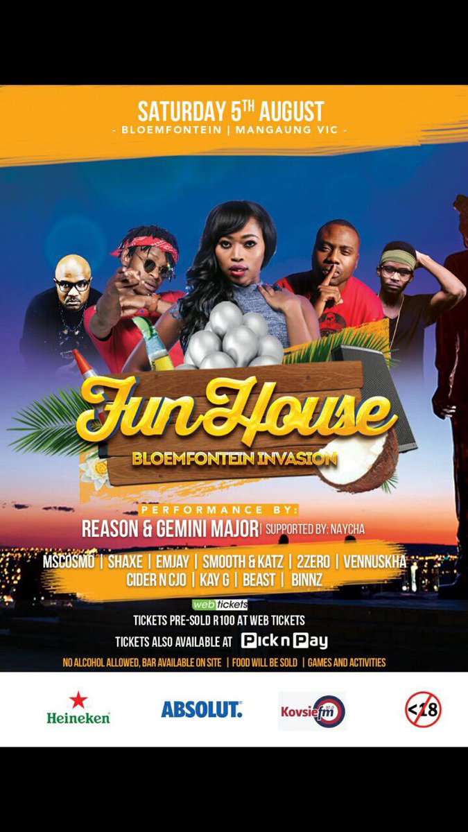 FunHouse_SA's tweet photo. Balling but you are on a budget? Check out our packages and turn up like no other!! 🤣💃🏽#FunHouseBloem https://t.co/5SdiK4818I