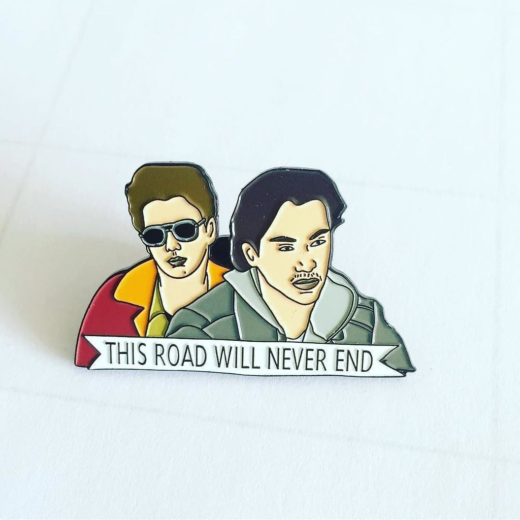 pinpostuk's tweet photo. 🏍 THIS ROAD WILL NEVER END 🏍 #RiverPhoenix + #KeanuReeves on one pin? ✔️ #MyOwnPrivateIdaho pins have just landed! Low worldwide shipping! … https://t.co/04BOyuH788