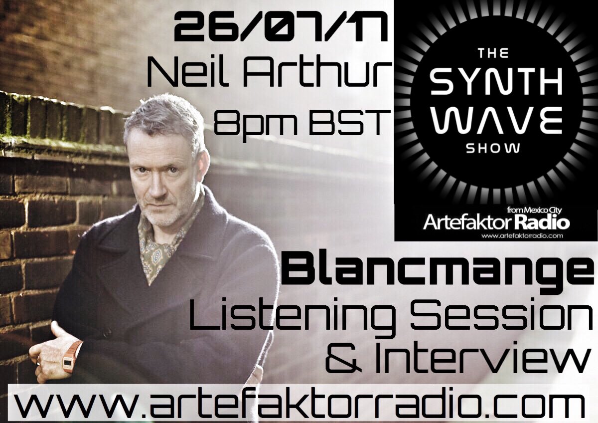 HardCellRecords's tweet image. TONIGHT IS THE NIGHT!!! Blancmange - 8pm UK TIME on The Synth Wave Show www.artefaktorradio.con