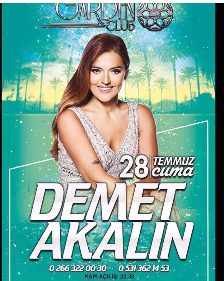 DemetHiray's tweet photo. 28 Temmuzda @DemetAkalin  Garden Clubda Sahnede Bu Konser Kaçmaz😎😎😎✌👍🎵🎵🎵Duyduk Duymadik Demeyin🚩📣📣 https://t.co/RwykTY8XLp