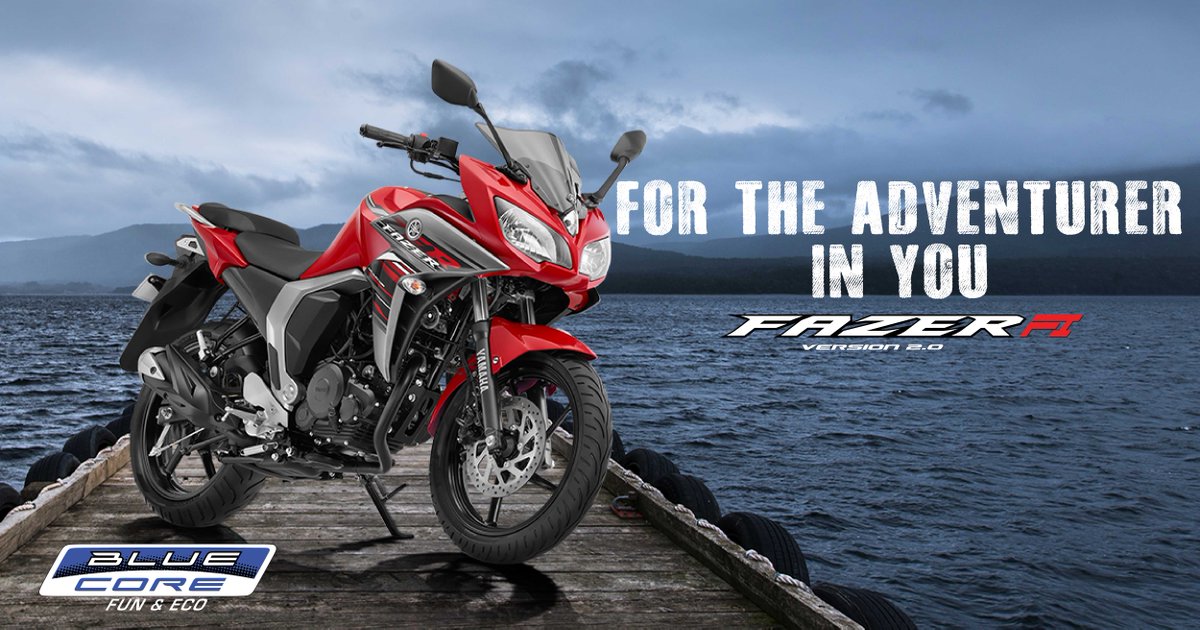 Absolute head-turner with coordinated aerodynamic cowling keep #YamahaFazerFI blasting with the wind at bay
bit.ly/YamahaFazerFI