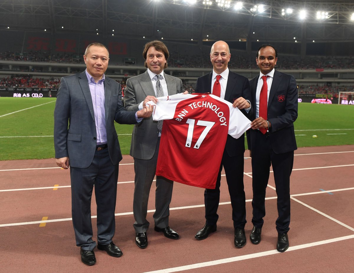 Arsenal signs BNN Technology for Tmall deal   #tmall #alibaba #arsenal #China 

investegate.co.uk/bnn-technology…