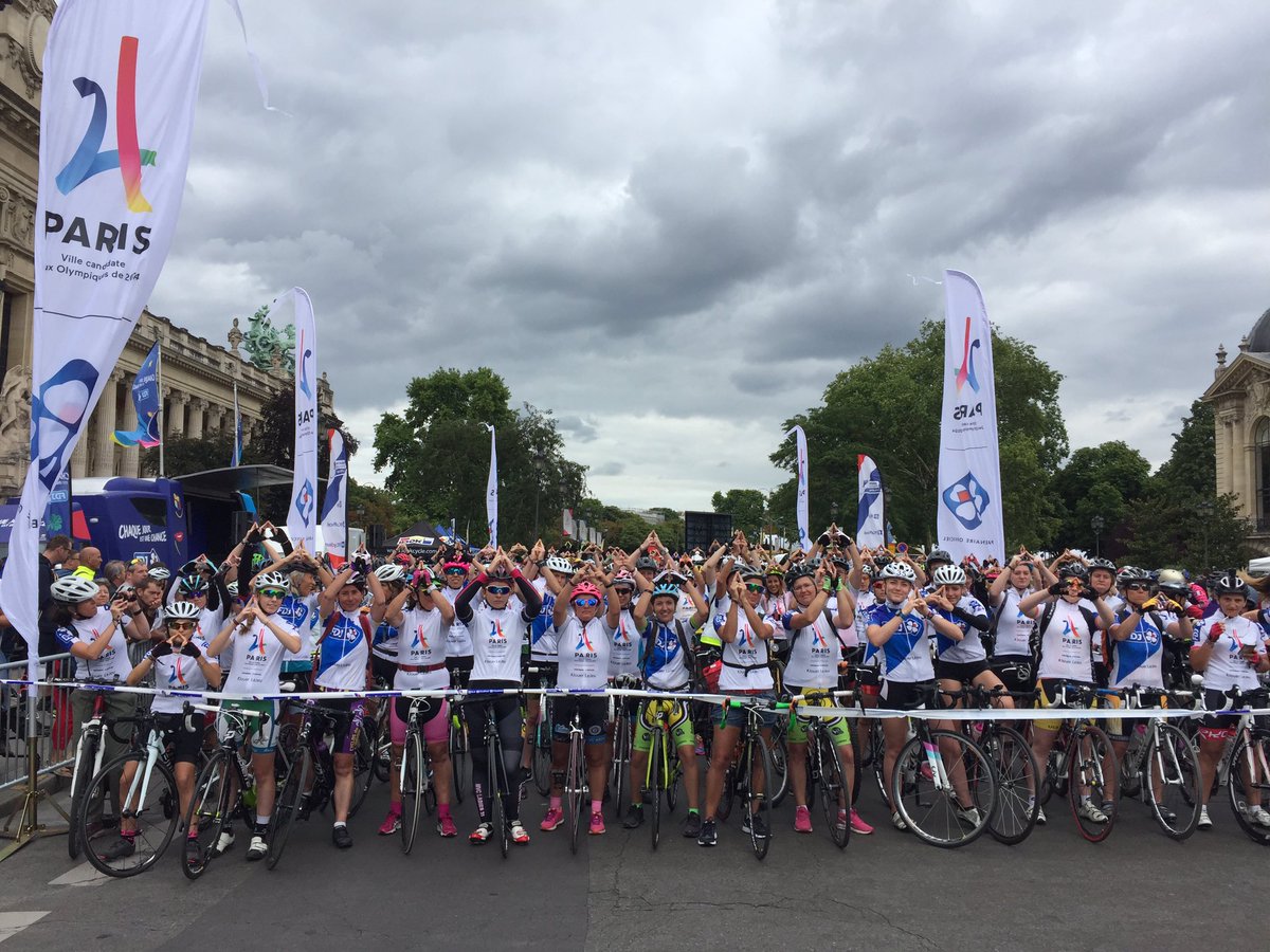 soficham's tweet photo. Retour en images sur la rando #ChampsPourElles @FDJ 🍀
2024 🚴‍♀️ en soutien à #Paris2024 ! https://t.co/52ue0HCrDl