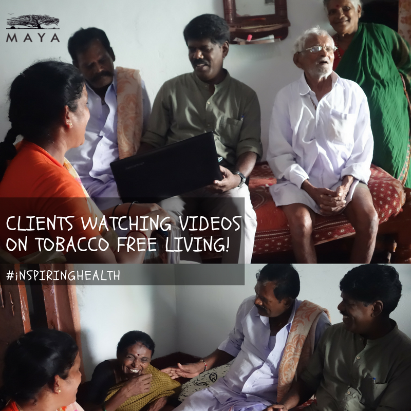 MAYA_India91's tweet photo. Leveraging technology to promote health education in the villages of Chanpatna! #inspiringhealth @MAYAHealthIndia https://t.co/ZzxXu487xn