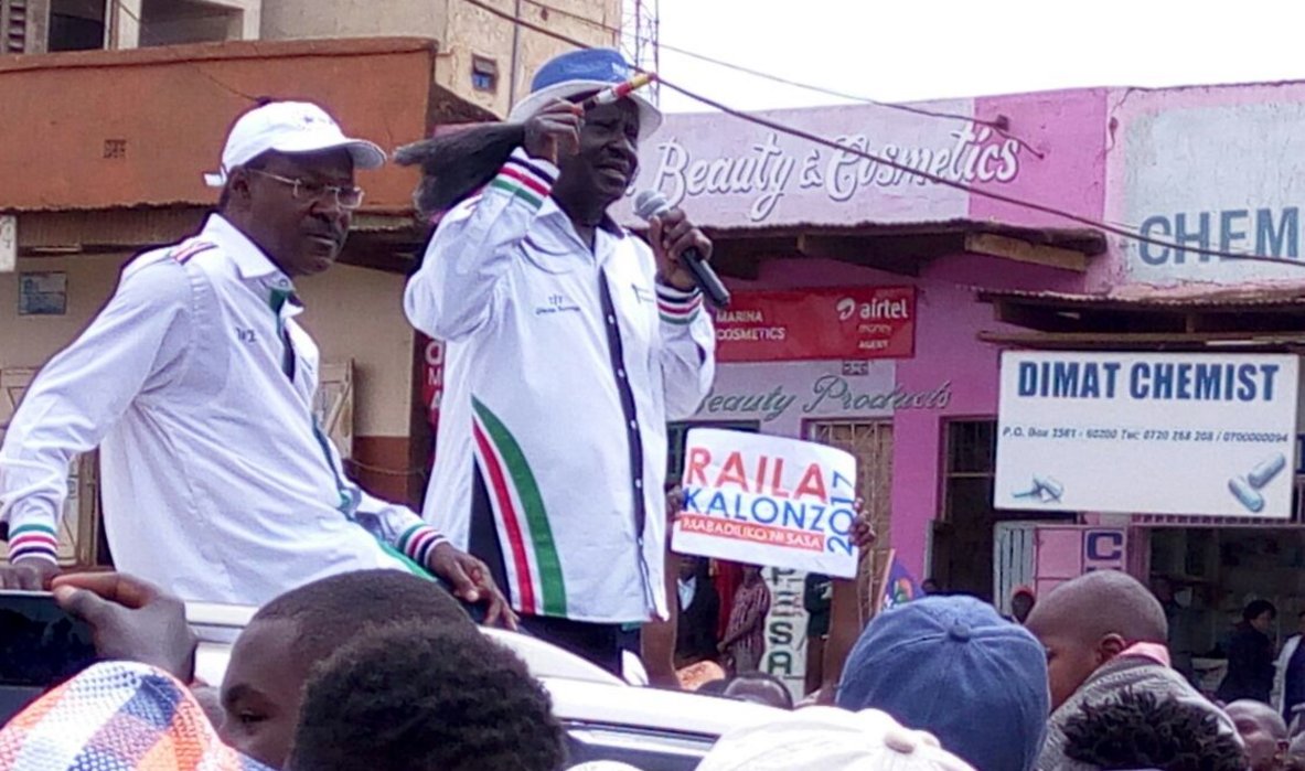 MeruFmOfficial's tweet photo. If elected, we will focus on improving the welfare of police officers ~ NASA leaders @RailaOdinga and @Wetangulam
#NasaInMeru https://t.co/jp6Gx4nVBG