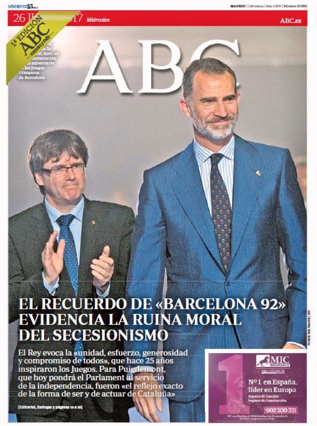 JesusCintora's tweet photo. Por primera vez, un presidente de España en ejercicio declara en los tribunales. Y por la corrupción. Portadas hoy https://t.co/HNjM5auarc