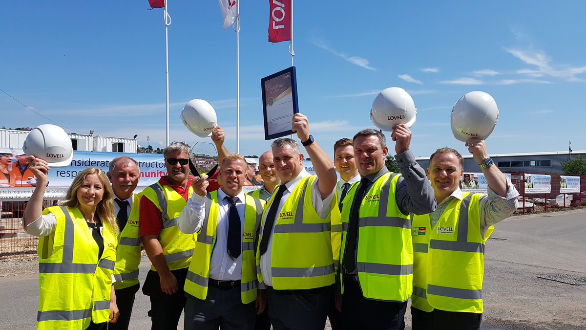 Jesstrought's tweet photo. Well done to the site team and H&amp;S team @LoftusVillage for winning the quarter 2 Regional AND National #Health &amp; #Safety Award! @Lovell_UK https://t.co/U9wxiGZFqg